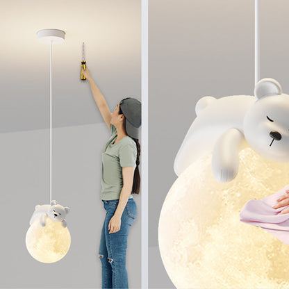 Contemporary Rabbit Pendant Light