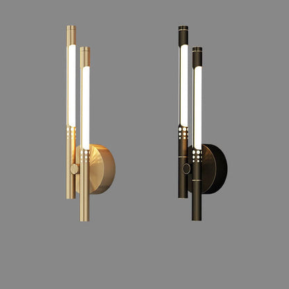 Light Luxury Cylindrical All-copper LED Wall Sconce Lamp