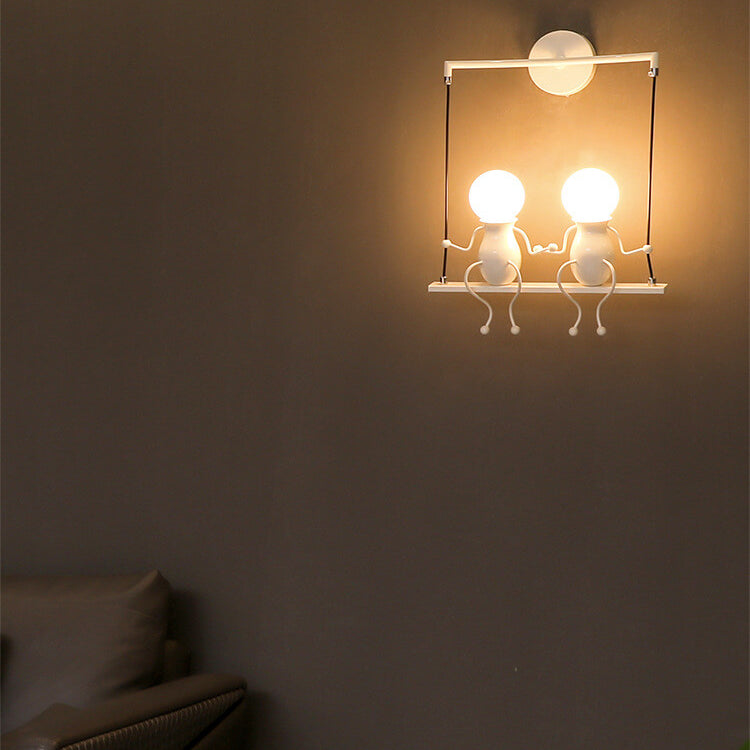 Creative Iron Children's Ball 2-Light Wall Sconce Lamp