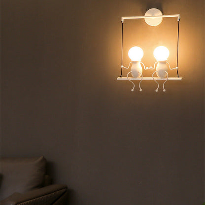 Creative Iron Children's Ball 2-Light Wall Sconce Lamp
