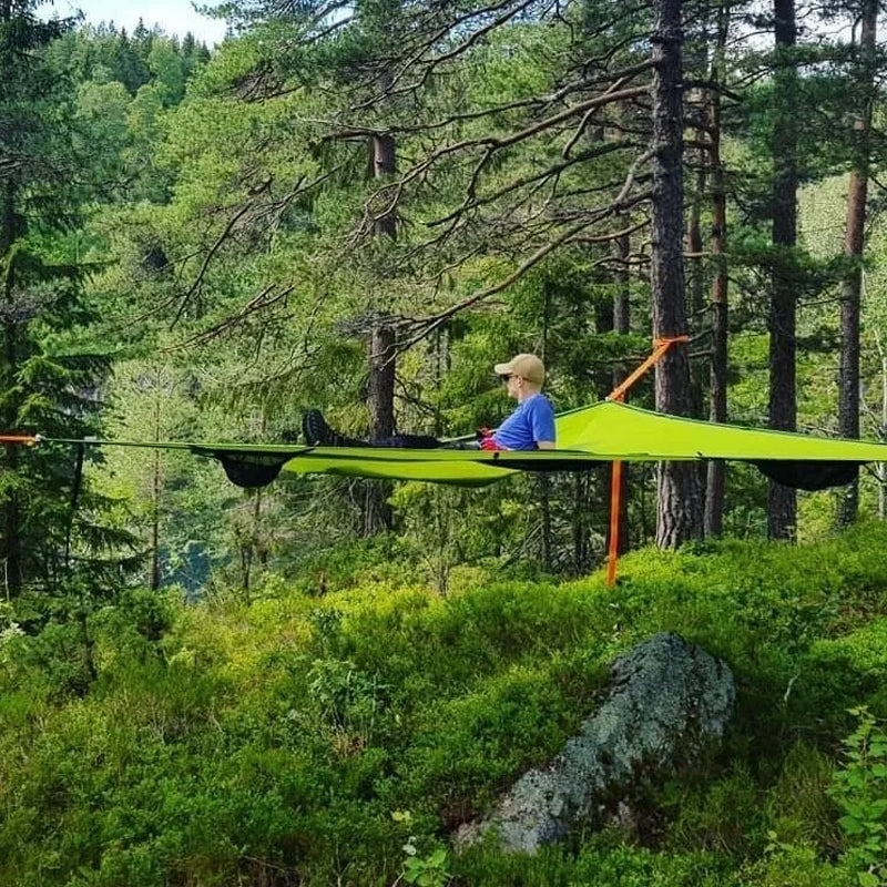 Triangle Hammock with Three-Point Anchor System