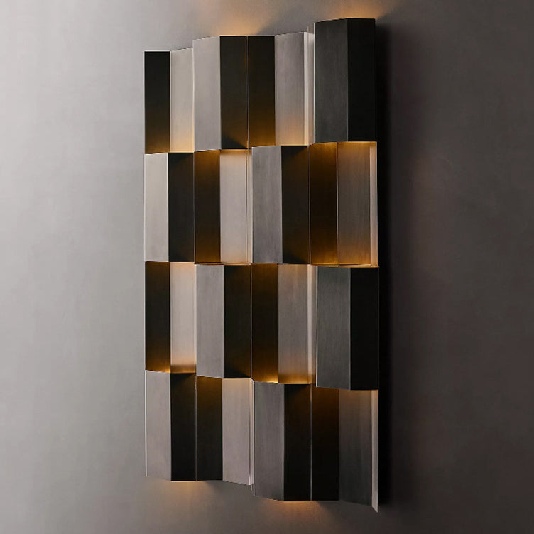 Waterproof Stainless Steel Rectangular LED Wall Sconce Lamp