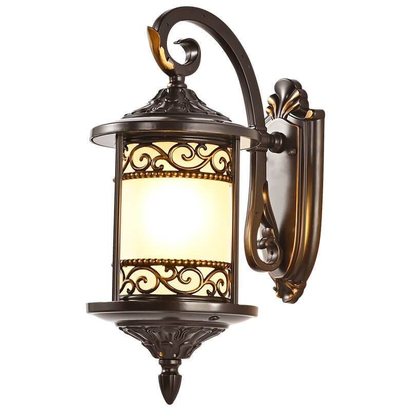 Cylindrical Outdoor Waterproof 1-Light Wall Sconce Lamp