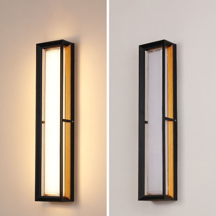 Aluminum Acrylic Shade LED Waterproof Wall Sconce Lamp