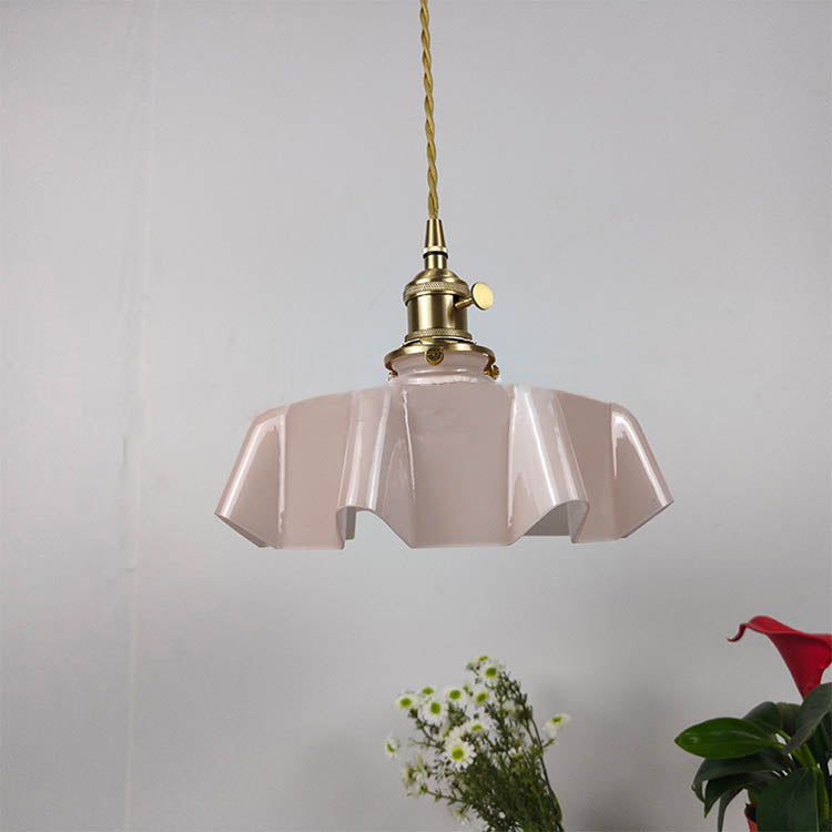 Traditional Petal Pendant Light