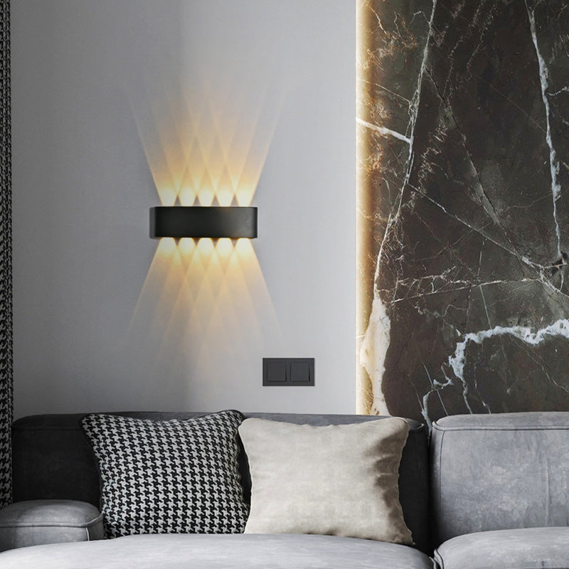 Waterproof Aluminium Iron Acrylic LED Wall Sconce Lamp