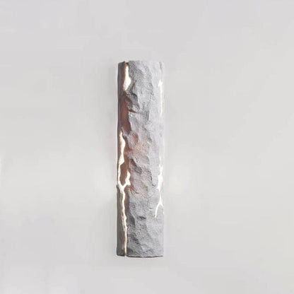 Resin Imitation Rock Stump Shade LED Wall Sconce Lamp