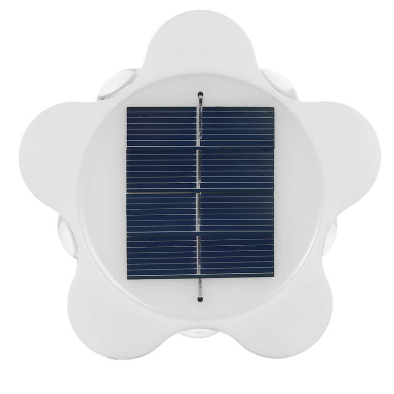 Solar Plum Outdoor Waterproof Decorative Wall Sconce Lamp
