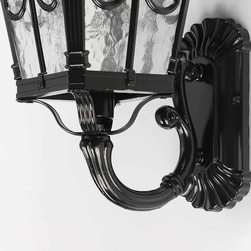 Europe Glass Outdoor Indoor 1-Light Wall Sconce Lamp