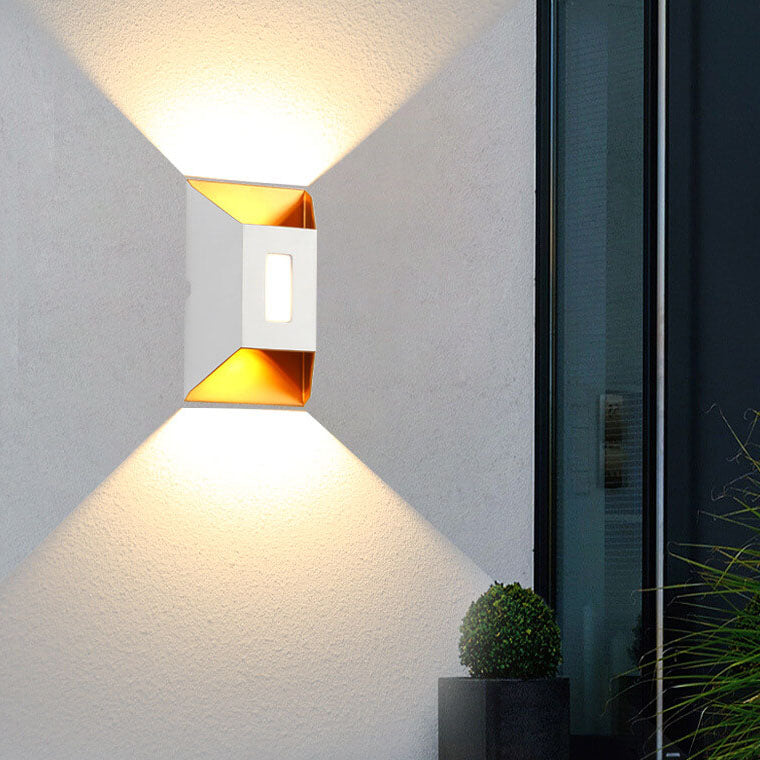 Aluminum Lens Outdoor Waterproof Patio LED Wall Sconce Lamp