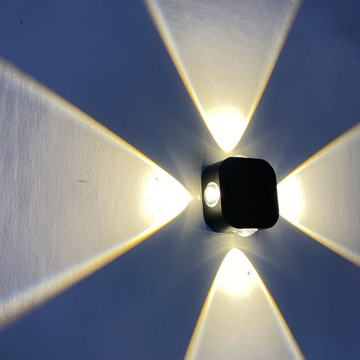Waterproof Square Lighting LED Outdoor Wall Sconce Lamp