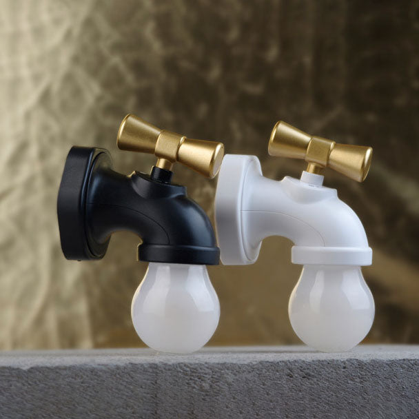 Creative Faucet ABS PC USB LED Night Light Wall Sconce Lamp