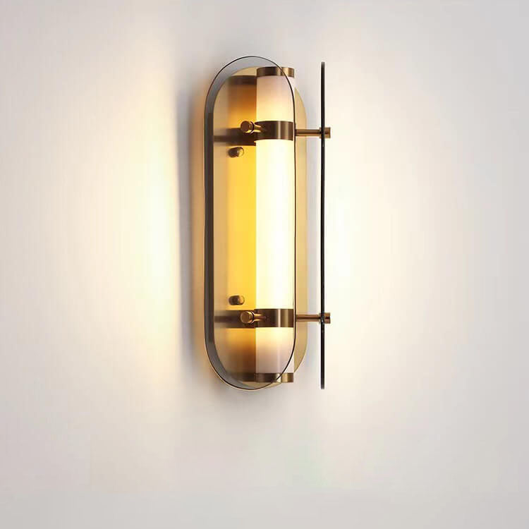 Scandinavian Minimalist Light Glass LED Wall Sconce Lamp