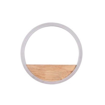 Solid Acrylic Storage Decoration Round LED Wall Sconce Lamp