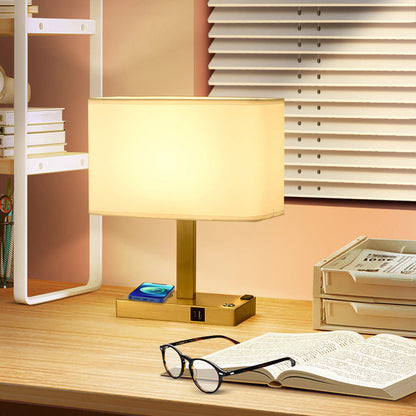 Modern Rectangular Iron Table Lamp