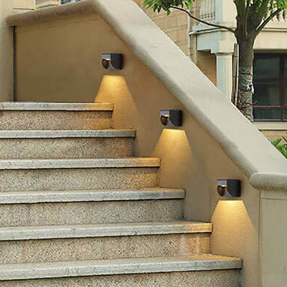 Outdoor Square Up and Down Glow LED Wall Sconce Lamp