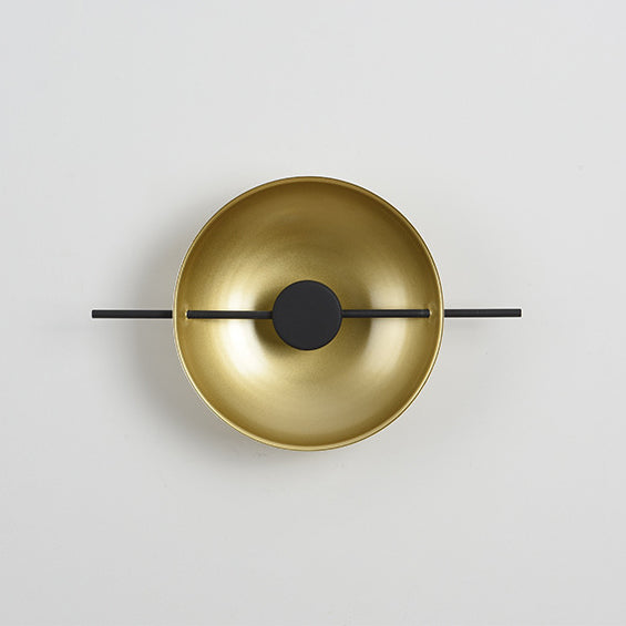 Modern Luxury Iron Round LED Wall Sconce Lamp