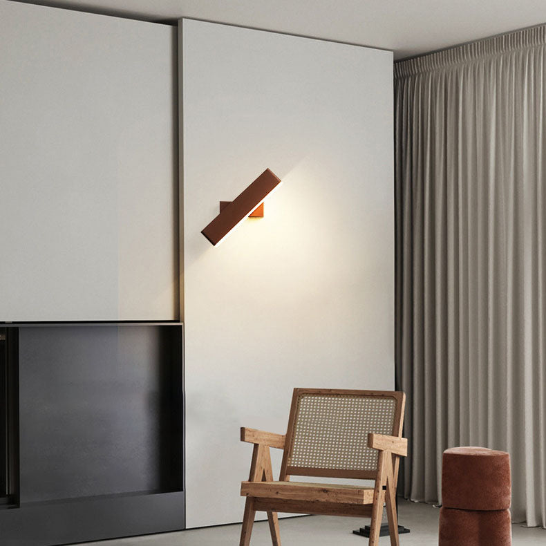 Rectangular Aluminum Acrylic LED Wall Sconce Lamp