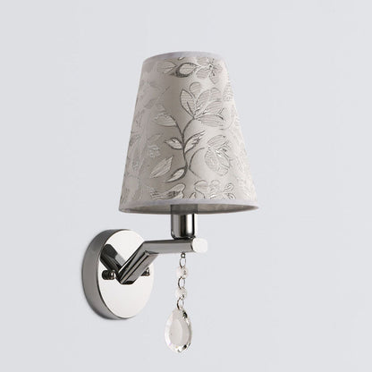 Transitional Iron Frame 1-Light Wall Sconce Lamp