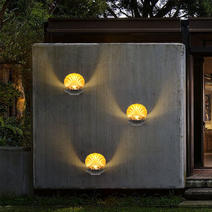 Outdoor Waterproof Shell Aluminum LED Wall Sconce Lamp