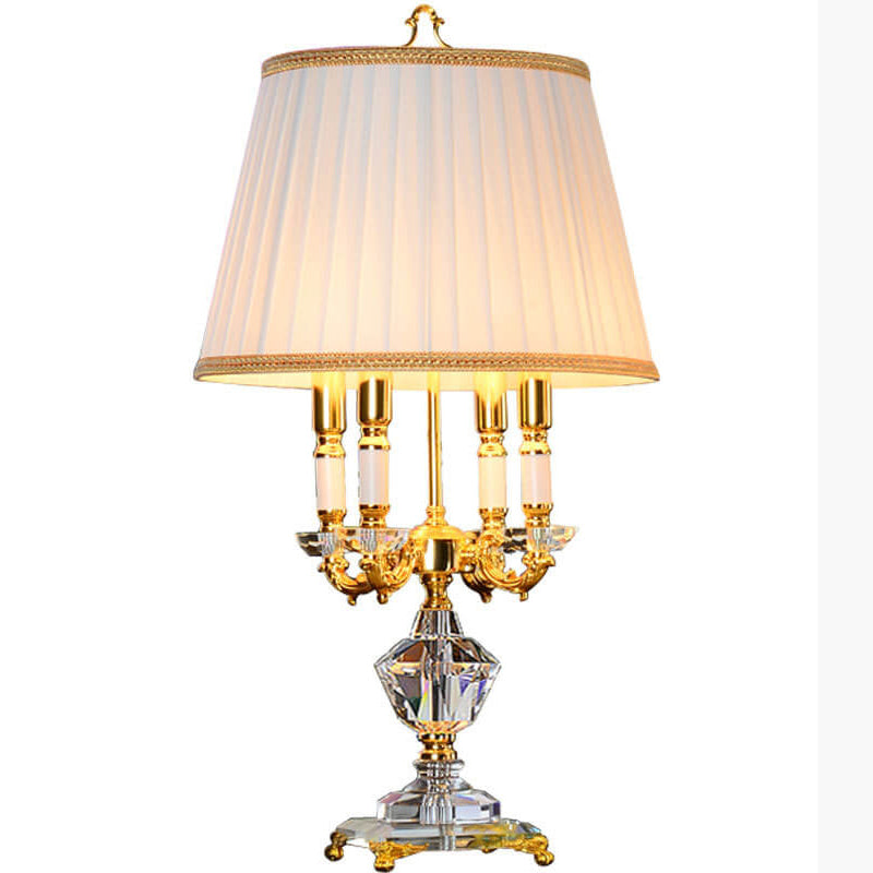 European Candle Table Lamp