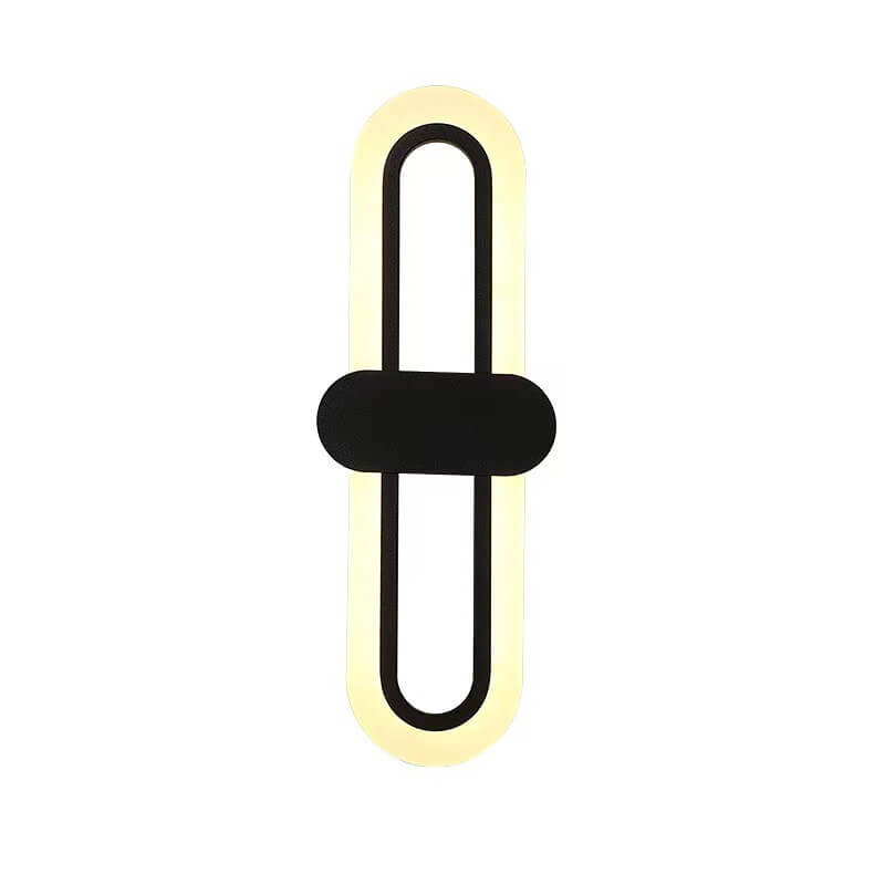Circular Ring Acrylic Aluminum LED Wall Sconce Lamp