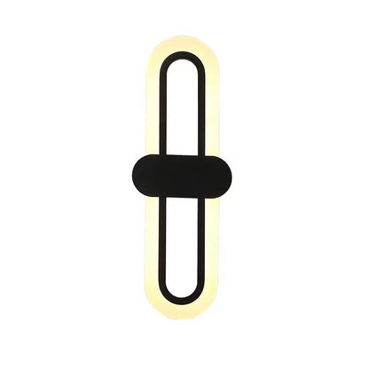 Circular Ring Acrylic Aluminum LED Wall Sconce Lamp