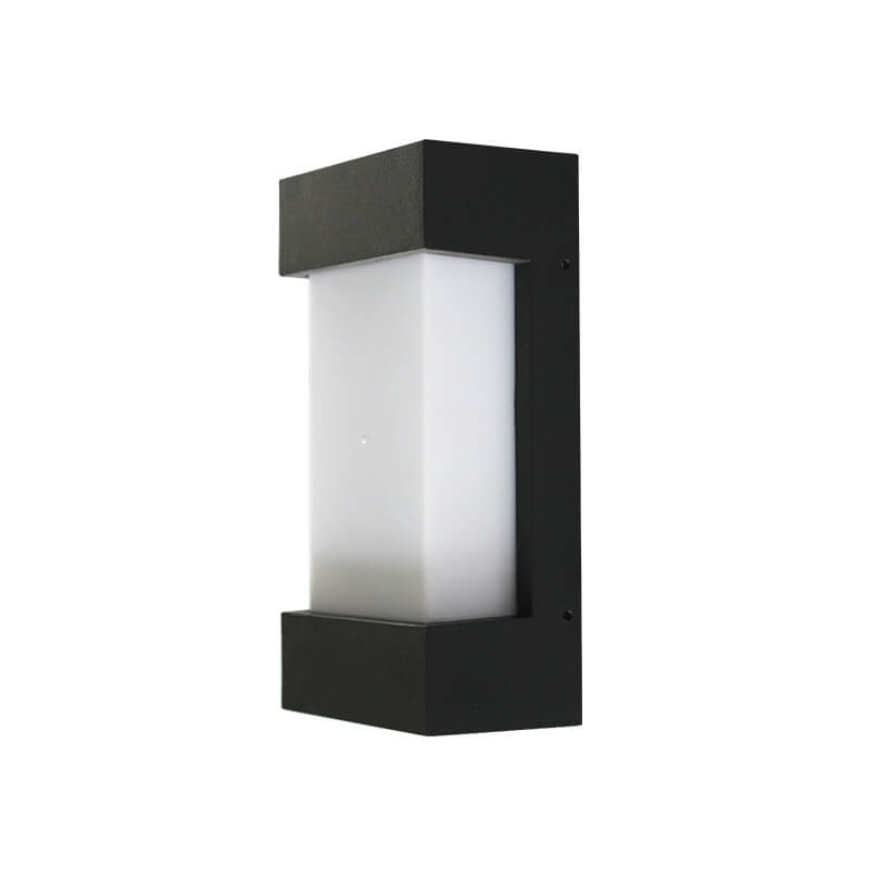 Square Acrylic Outdoor Waterproof LED Wall Sconce Lamp