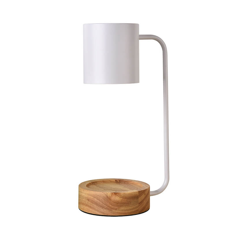 Japanese Minimalist Wood Timing Dimming Table Lamp