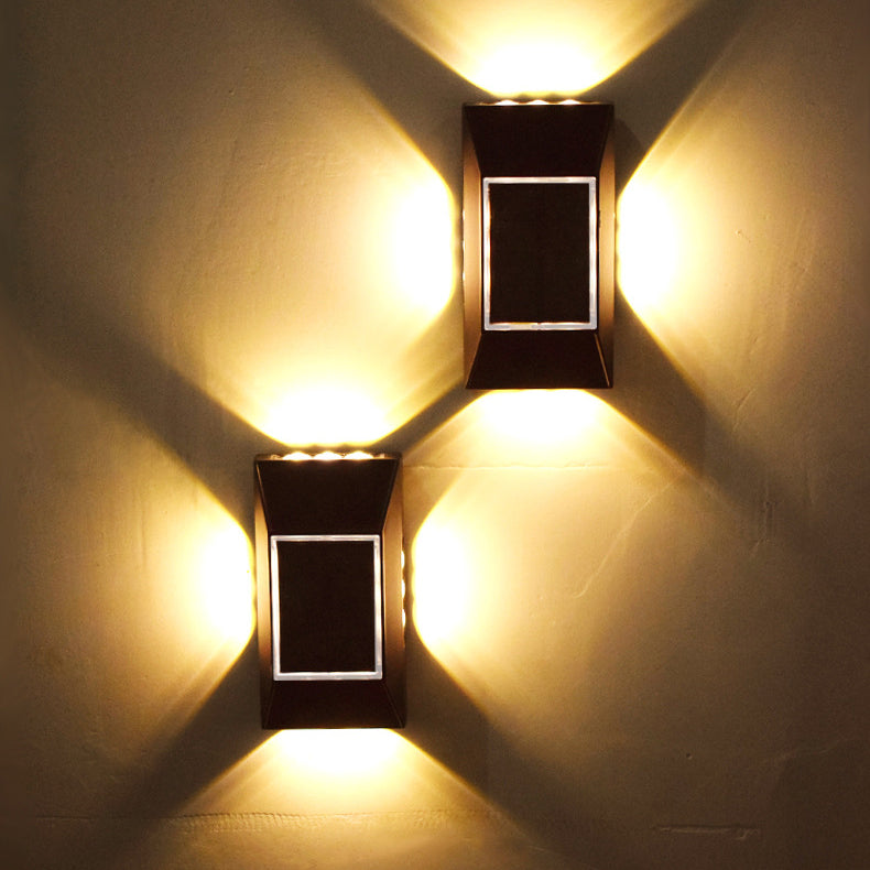 Simplicity ABS Plastic LED Outdoor Wall Sconce Lamp
