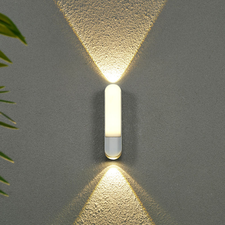 Waterproof Aluminum Acrylic LED Outdoor Wall Sconce Lamp