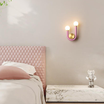 U-Shape Iron Aluminium Acrylic LED Wall Sconce Lamp