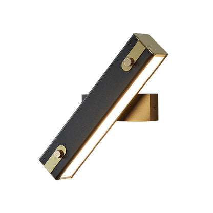 Light Wrought Iron Acrylic Rotatable LED Wall Sconce Lamp