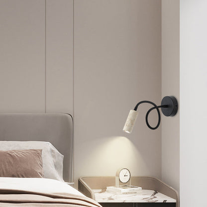 Japanese Travertine 1-Light Adjustable Wall Sconce Lamp