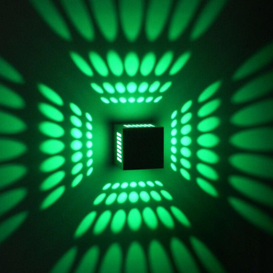 Modern Simplicity Square Aluminum LED Wall Sconce Lamp