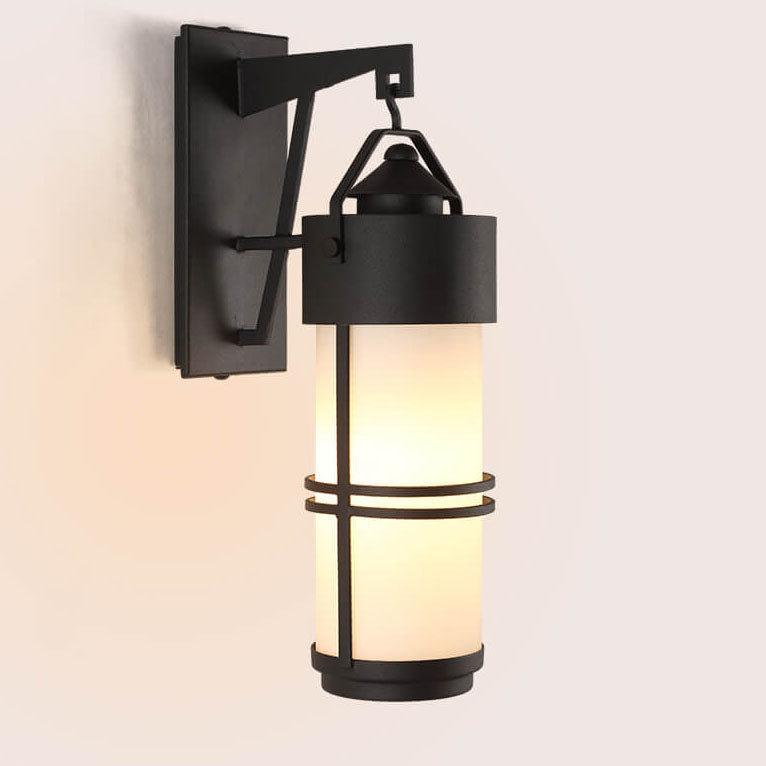 European Iron Outdoor Waterproof 1-Light Wall Sconce Lamp