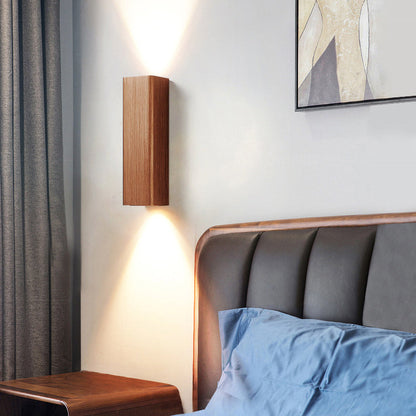 Modern Minimalist Rectangular Aluminum LED Wall Sconce Lamp