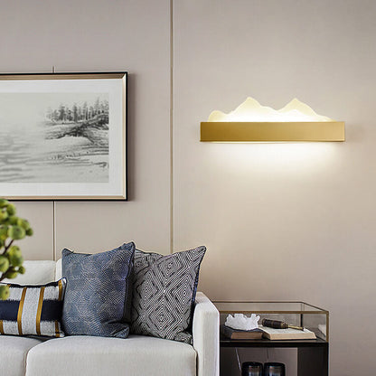 Acrylic Chinese Iceberg Design LED Wall Sconce Lamp