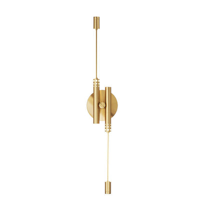 Light Luxury Cylindrical All-copper LED Wall Sconce Lamp