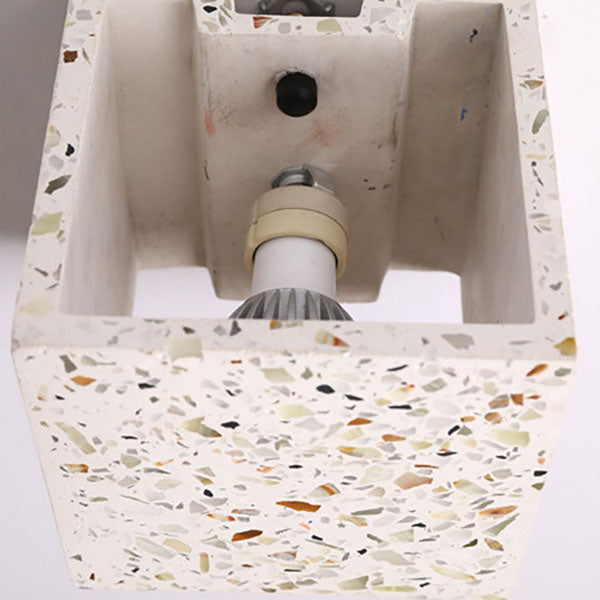 Scandinavian Square Terrazzo 1-Light Wall Sconce Lamp
