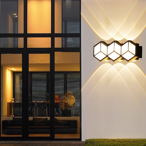 Waterproof Aluminum Acrylic Lozenge LED Wall Sconce Lamp