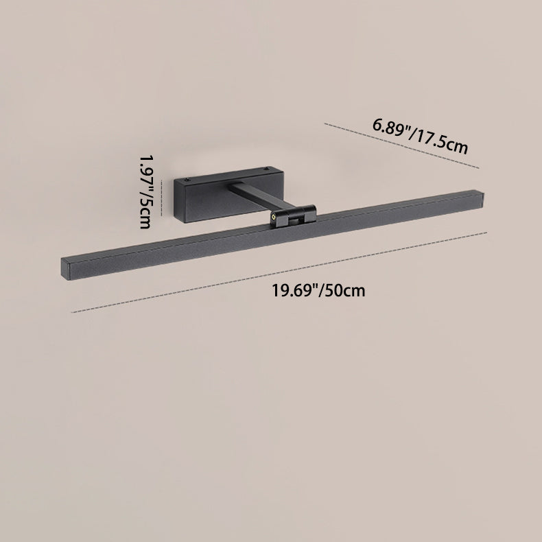Long Iron Aluminum PC LED Vanity Light Wall Sconce Lamp