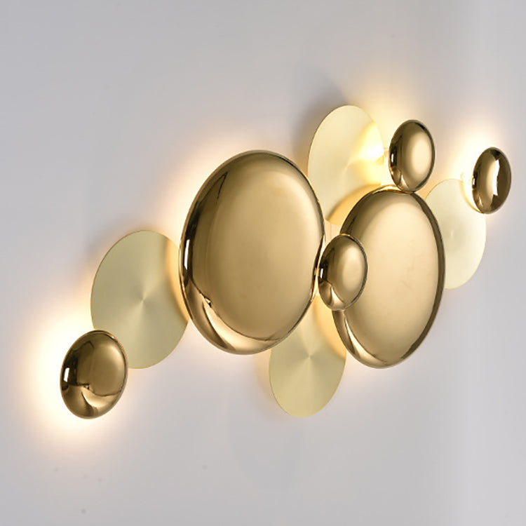 Modern Luxury Metal Round LED Wall Sconce Lamp