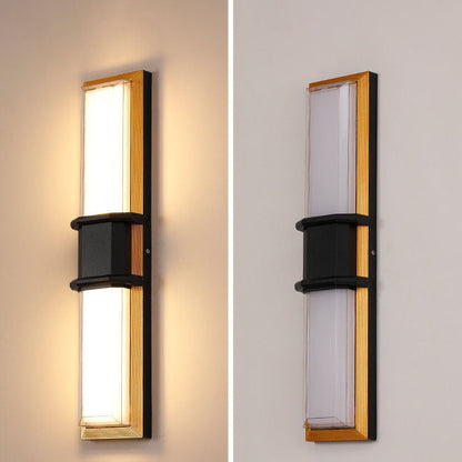 Aluminum Acrylic Shade LED Waterproof Wall Sconce Lamp