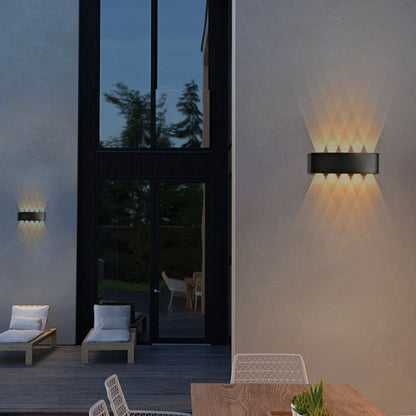 Waterproof Aluminium Iron Acrylic LED Wall Sconce Lamp