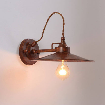 Industrial Iron Discs 1- Light Wall Sconce Lamp