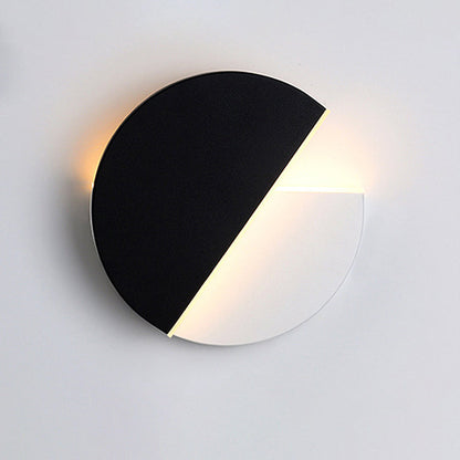 Rotatable Round Iron Acrylic LED Wall Sconce Lamp