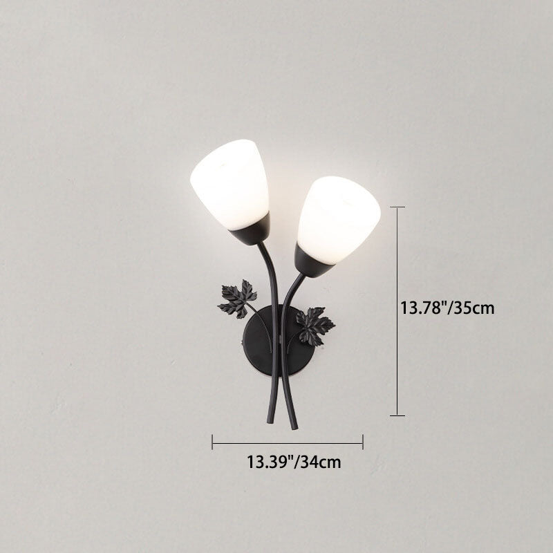 Scandinavian Flower Bud Shape 1/2-Light Wall Sconce Lamp