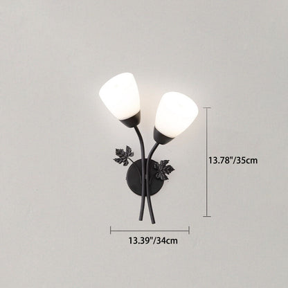 Scandinavian Flower Bud Shape 1/2-Light Wall Sconce Lamp