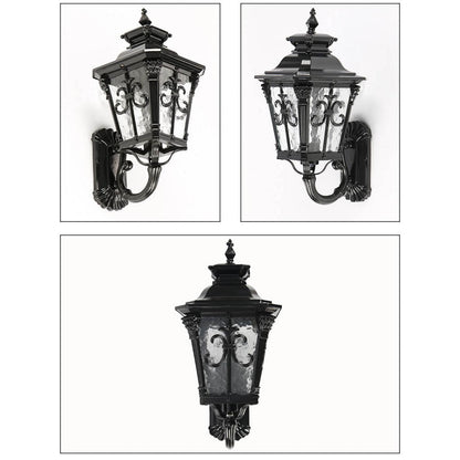 Europe Glass Outdoor Indoor 1-Light Wall Sconce Lamp